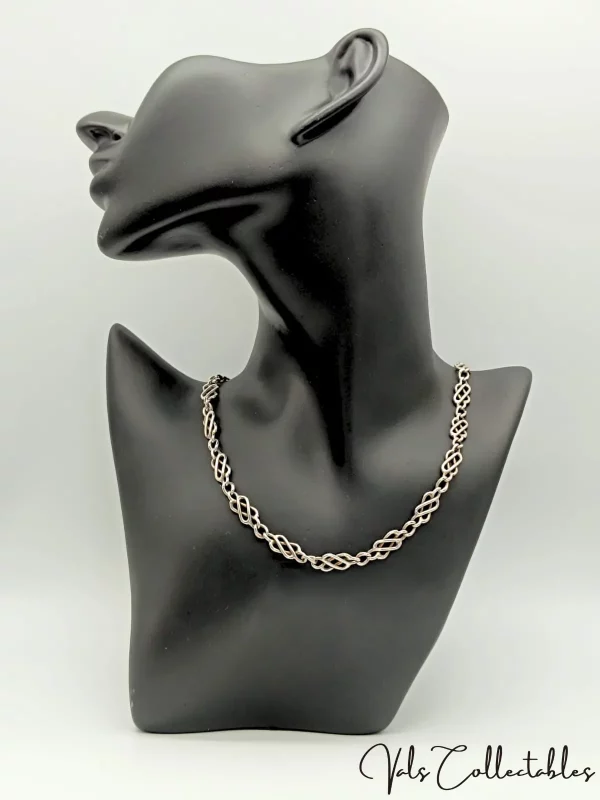 Fancy Link Silver Necklace - Image 2