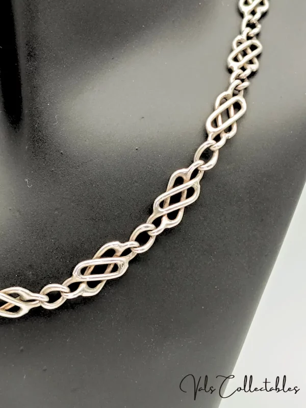 Fancy Link Silver Necklace - Image 3