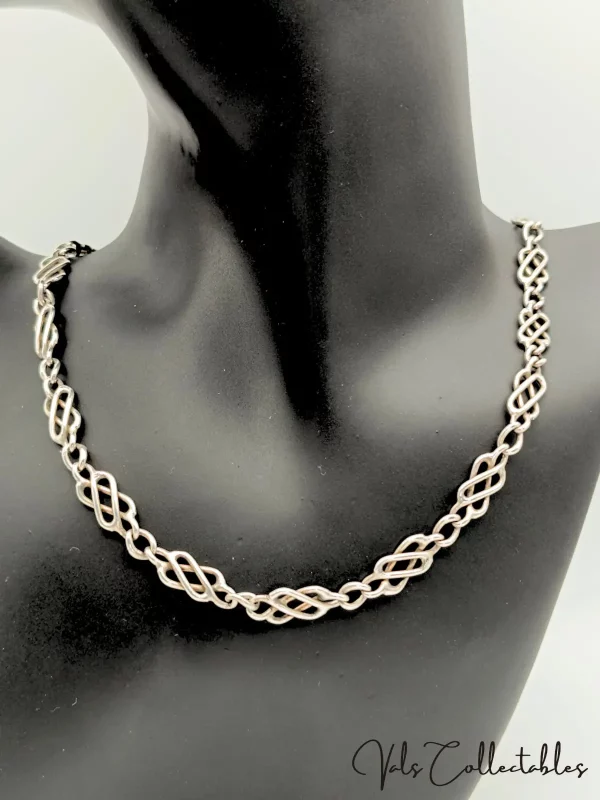 Fancy Link Silver Necklace - Image 4