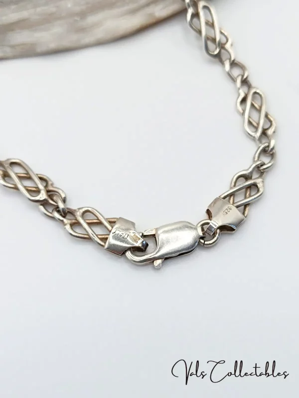 Fancy Link Silver Necklace - Image 5