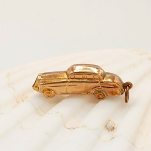 Vintage Gold Car Charm