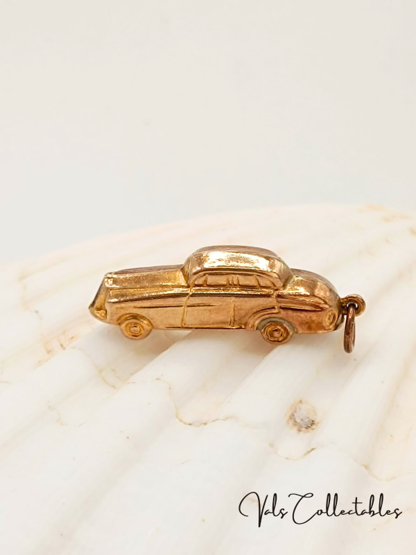 Vintage Gold Car Charm