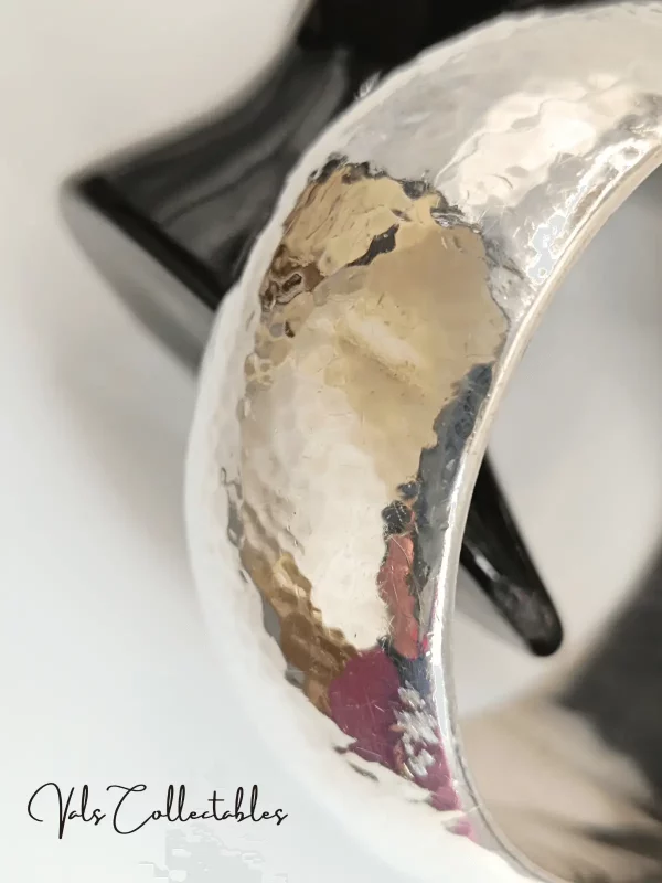 Vintage Kabwe Silver Bangle - Image 2