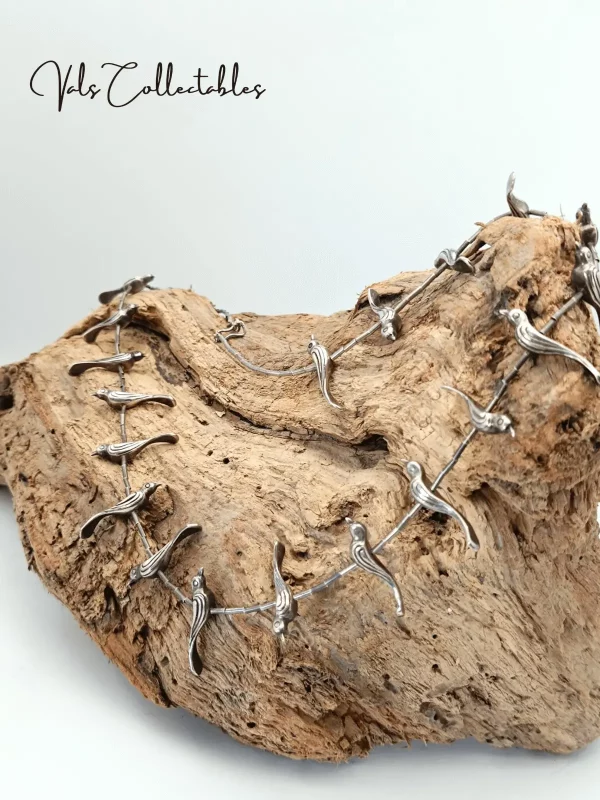 Silver Fetish Bird Necklace - Image 2
