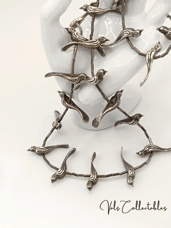 Silver Fetish Bird Necklace - Image 4