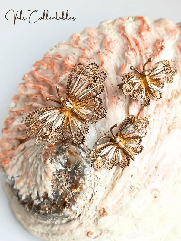 Silver Gilt | Filigree | Brooches - Image 3