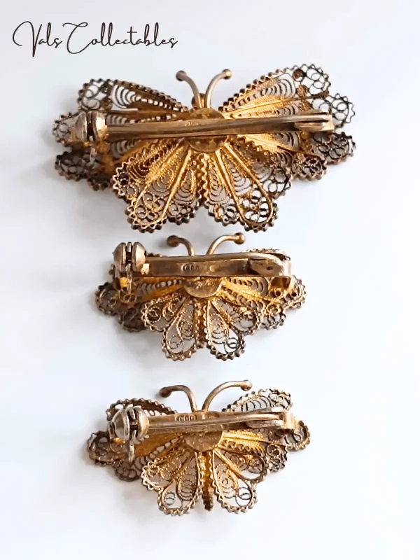 Silver Gilt | Filigree | Brooches - Image 4