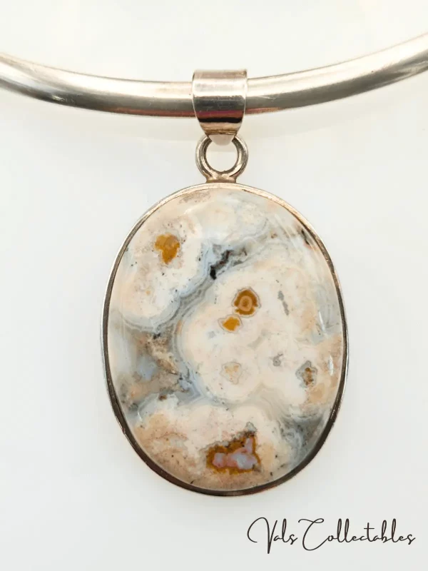 Natural Ocean Jasper Pendant