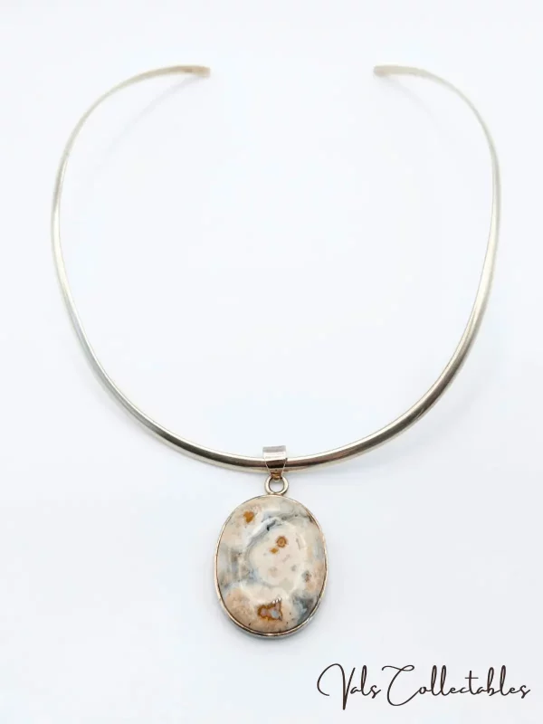 Natural Ocean Jasper Pendant - Image 3