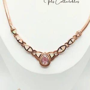Vintage Rose Gold Collar Necklace