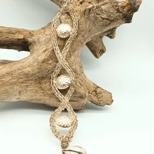 Silver Abstract Design Bracelet