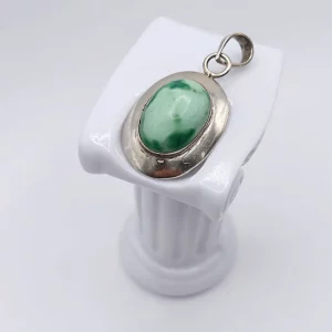 Silver Pendant | Variscite cabochon