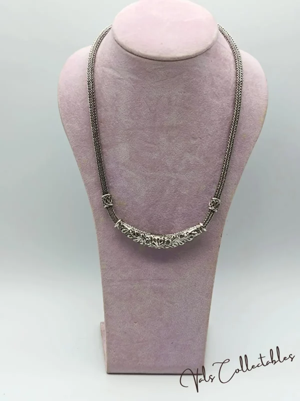 Balinese Silver Necklace - Image 3