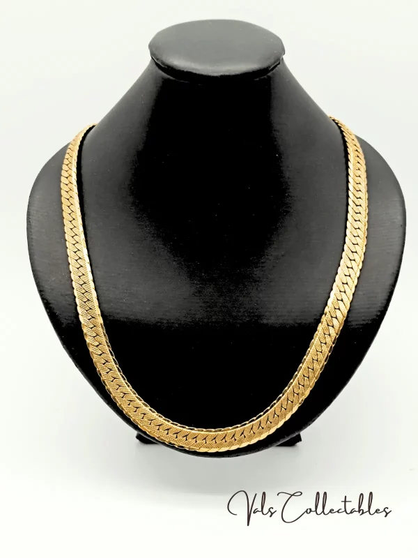 Gold Tone Monet Chain Necklace