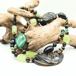 Gemstone Statement Necklace