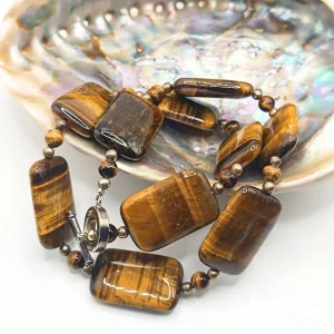 Vintage Tigers Eye Ethnic Necklace