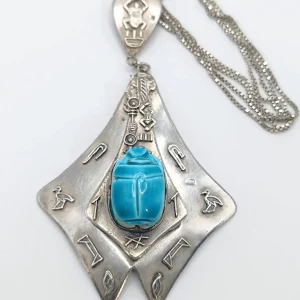 Silver Scarab Pendant